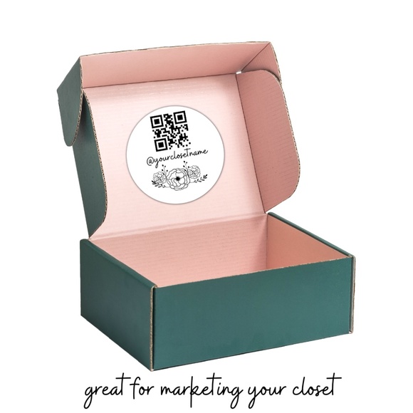 Personalized QR code Poshmark Stickers - Picture 4 of 7
